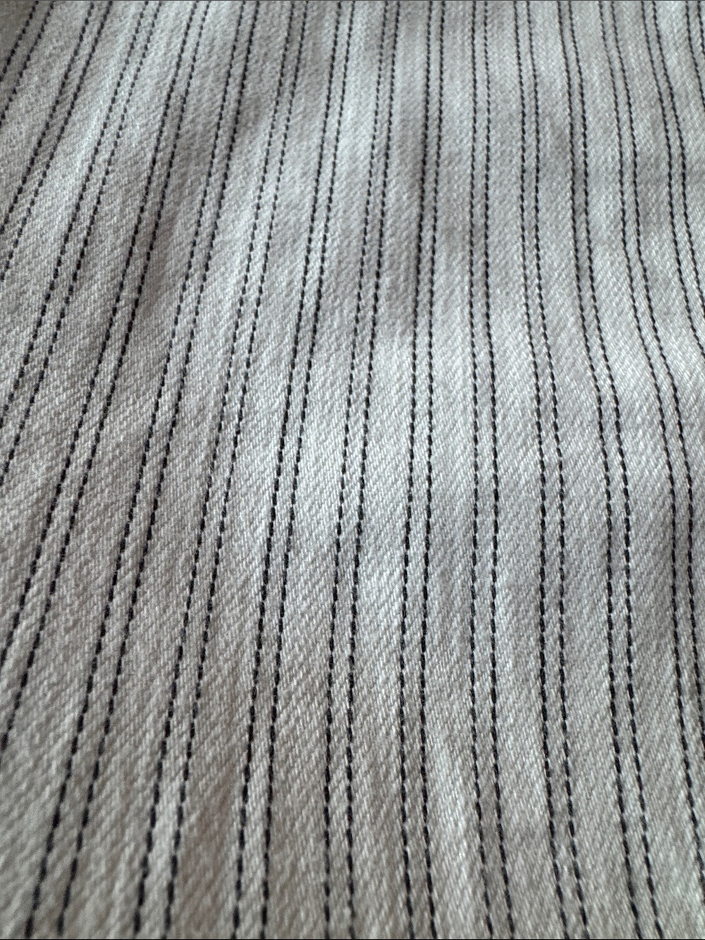 Anthropologie -pilcro and the Letterpress White high rise Pants with Stripes - Picture 9 of 10
